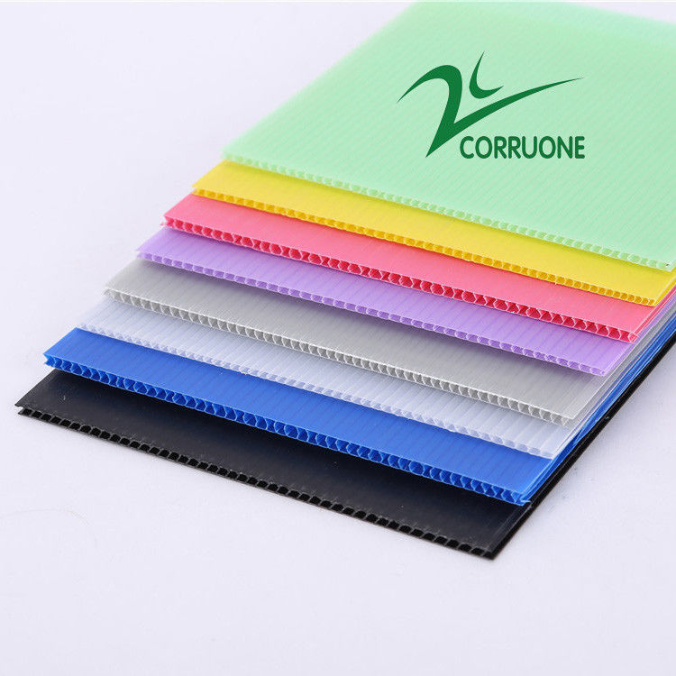4ft X 8ft Twin Wall Corrugated Plastic Sheets УФ-устойчивые для экологически чистой упаковки