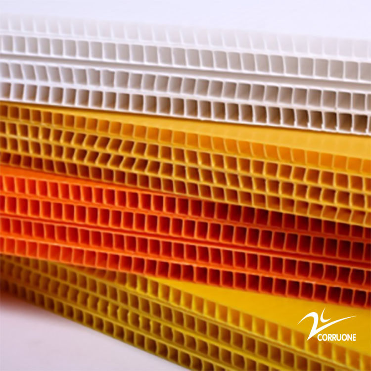 4ft X 8ft Twin Wall Corrugated Plastic Sheets УФ-устойчивые для экологически чистой упаковки
